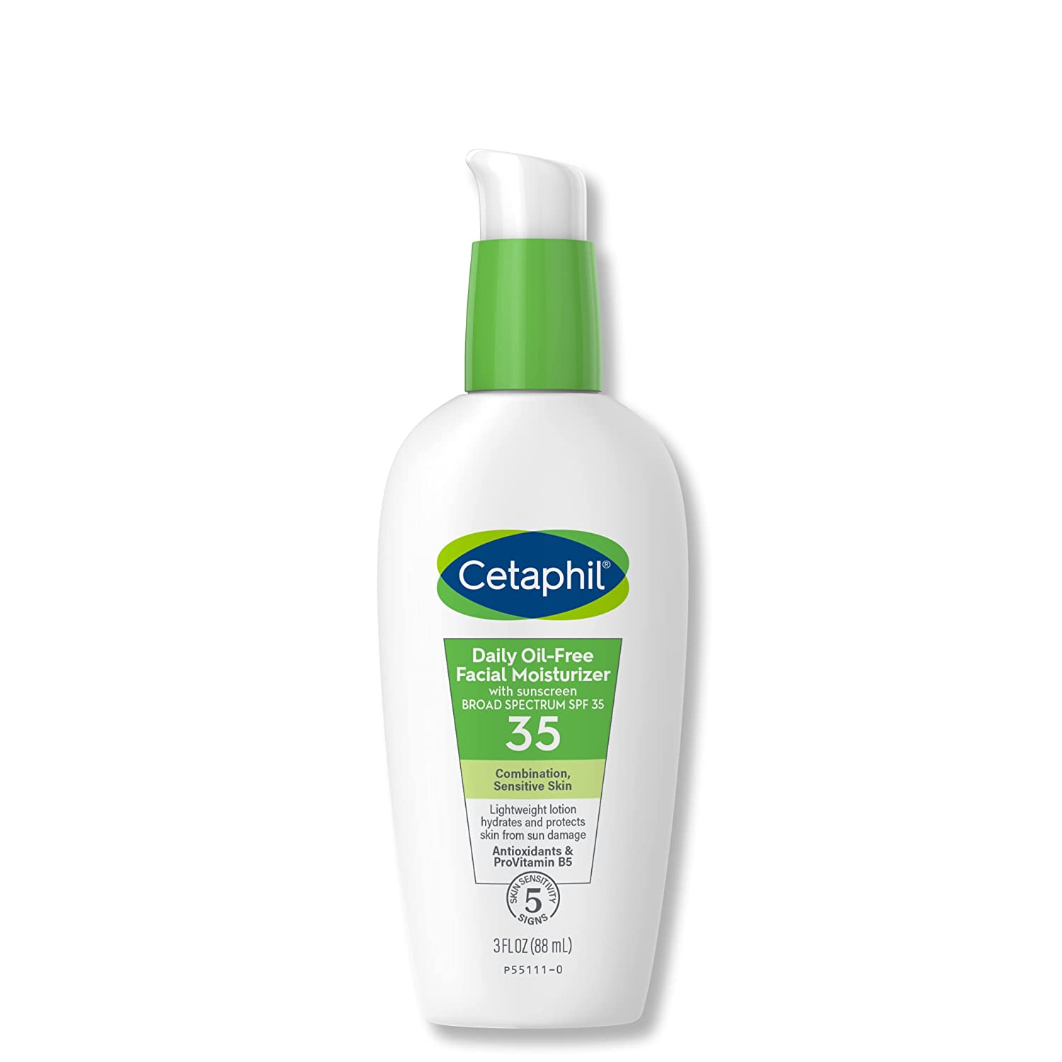 230816075653364_1 Cetaphil Face Moisturizer, Daily Oil Free Facial Moisturizer with SPF 35, For Dry or Oily Combination Sensitive Skin, Fragrance Free Face Lotion - Image 1